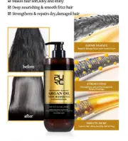 Moroccan Argan Oil Shampoo And Conditioner Set With Hair Mask Hair Oil And Serum For Nourishment And Repair 500ml Hair Oil B