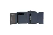 Pierre Cardin Leather Ladies Tri-Fold Tab Zip-Around Wallet - Teal