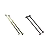 Steel Metal Driving Dogbone Drive Shaft 101mm End to End x2 Fits 1/10 HSP Rc Car