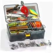Bass Fishing Lures Kit for Freshwater with Animated Swimbait,Topwater