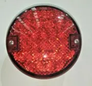 BL-400RM - RED - LED STOP/TAIL TRAILER/BOAT/TRACTOR HAMBURGER LAMP - 145mm Diam