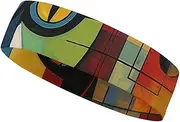 [YKLBV] Moisture Wicking Headbands for Men and Women A Cat Heart Shape Sports Sweatband for Tennis Basketball Running Gym Working Out