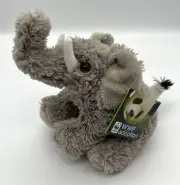 NWT Wild Republic WWF Adoption Elephant Small Fuzzy Plush Toy 2013