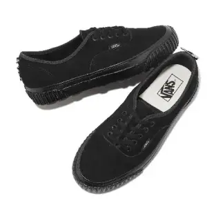 Vans 休閒鞋 Authentic 44 Lug Dx 男鞋 女鞋 情侶鞋 黑 全黑 麂皮 迴紋針 安納海姆 VN0005U4BM8