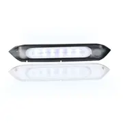 Manan 12V 24V 287mm Dual LED Amber Awning Porch Light Caravan Camper Waterproof
