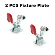 2 pcs CNC Router Fastening Platen Engraving Fixture Quick Clamp Fixture Plate