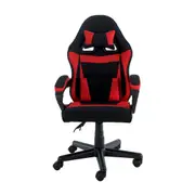 Sarantino Antre Kids Study Gaming Chair in Black and Red Office Adjustable Height Chair