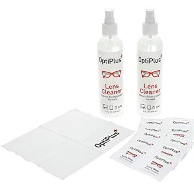 2Pack 8oz Multipurpose Lens Cleaner Spray Pump for Eyeglasses Cameras Lenses
