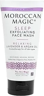 Moroccan Magic Sleep Exfoliating Face Wash | Clean Beauty | Sweet Lavender | Vegan | Cruelty-Free