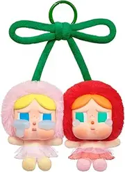 [POP MART] Crybaby Crying for Love Series Vinyl Plush Hanging Card (Love You Cherry Much) Collectible Figures Collectors Art Toy Toy Figures Gift 1 Piece