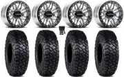Raceline Ryno Bdlk 15" Wheels Mh 30" Intersect Tires Can-Am Defender
