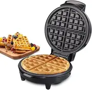 Belgian Waffle Maker With Adjustable Temperature Control, Non-Stick Plates And Cool Touch Handle, Makes 7-inch Waffles,For Belgian Waffle Donut Cartoon Snack Cake Waffles Desserts