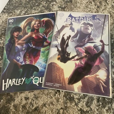 DC Comics Harley Quinn And Batgirls Comic Lot. NM Batman