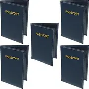 SHINEOFI 5pcs Passport Covers Holder Case Card Holder Portable Passport Organizer Insurance and Easy to Open and Close