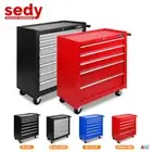 5/7 Drawer Tool Box Trolley Cabinet Storage Cart Garage Toolbox Organiser Set