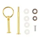 Durable metal rod center hole cutter cake stand accessory set, length: 8 cm