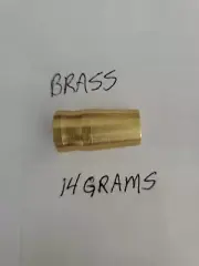 500pc Golf Iron Ferrules Metal Custom Brass 14gram, 355/370 Shafts,Made in U.S.A