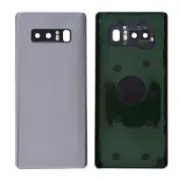 Samsung Galaxy Note 8 Compatible Back Cover with Adhesive - Silver