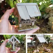 Medieval Farmer MANGER Animal Hay Feeder Diorama Miniature