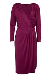 Splice Crossover Drape Dress--MART-M8734SP