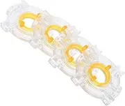 TEMPNAP 4pcs Round Joystick Restrictor Plates with Transparent Base Game Console Accessories for Enhanced Precision and User Friendly Installation DIY for Personal Gaming Preferences