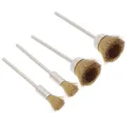 4 Pcs Nail Grinder Brush Nail Drill Cleaning Brush Nail Polishing Head Cleaner