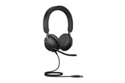 Jabra Evolve2 40 SE Wired USB-A MS Stereo Headset, 360 BusyLight, Noise Isolationg Ear Cushions, 2Yr Warranty, Plug-and-play, 3-Microphone Technology 24189-999-999