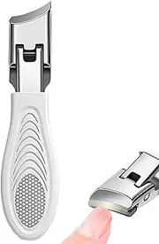 Toe Nail Clippers,Portable Nail Clippers - Non-slip Toenail and Fingernail Clippers, Splash-proof Nail Trimmer Cutter for Adults
