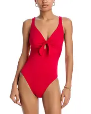 Robin Piccone Ava Knotted One Piece Swimsuit - Exclusive 14