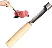 Corer Tool Kitchen,Hand Pitter Stainless | Multifunctional Manual Fruit Corer with Anti-Slip Wood Handle for Quick Cooking Salad Prep Juicing Canning