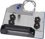 Angoily Chamferer 45 Degree Tile Chamfering Tool Angle Grinding Fixed Holder Angle Grinder Chamfer Angle Grinder Stand Base Chamfer Frame Small Angle Grinder Nickel Chromium Steel Silver
