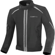 Blaze-Air Black Grey Textile Motorcycle Jacket