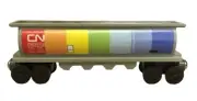 Wooden Whittle Shortline Railroad CN Canadian National Rainbow Cylinder Hopper G
