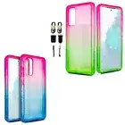Bundle+ For Samsung Galaxy S20 FE Full Body Glitter Phone Case Built Screen
