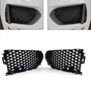 Opened Mesh Front Bumper Fog Light Lamp Grill Grille With PDC For Jaguar F-Pace