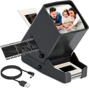 35mm Film and Slide Viewer for Old Slides 3x , Negative/Positive