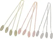 QUMIIRITY 6pcs Napkin Clips with Metal Chain Sturdy Bib Holders for Dining Table Kitchen Home Use Lightweight Durable Napkin Fixing Accessories