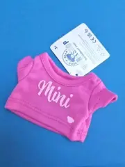 Build A Bear Mini T Shirt Pink For Smallfrys Buddies Clothes BNWT
