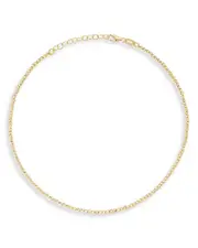 Moon & Meadow 14K Yellow Gold Textured Bead Chain Bracelet