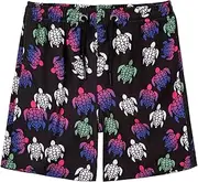 [CALBOUNT] Boys' Swimming Shorts Printed Quick Dry Swim Shorts with Inner Shorts