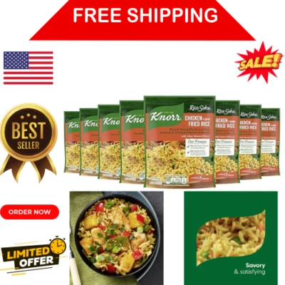 8-Pack Knorr Asian Side Dish, Chicken Fried Rice, No Artificial, 5.7 oz