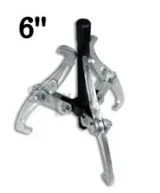 6" GEAR FLYWHEEL PULLEY REMOVAL 3-JAW HOOK PULLER IN OUTSIDE REVERSIBLE JAWS