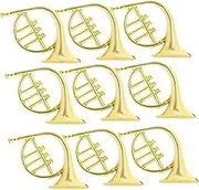 WESIEVYA Xmas Ornament Hooks 20pcs Miniature Instruments Decor Plastic Musical Instruments for Tree