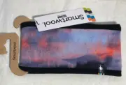 Smartwool Print Polyester / Wool Winter Headband Unisex Blue Black