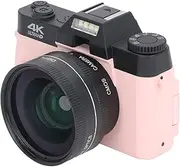 Digital Cameras for Photography, 48MP Vlogging Camera with 16X Digital Zoom, 3 Inch 180 Degree Flip Screen, Autofocus Anti Shake Compact Travel Camera