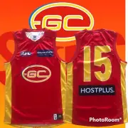 AFL Player Issue , Noah Anderson 2022 , Gold Coast Suns Guernsey