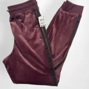INC International Concepts Velour Side-Stripe Jogger Style Men's Pants S NWT
