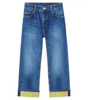 [Versace Kids] Versace Kids Barocco straight jeans Y 14 blue