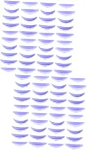 BIUDECO 2sets Professional Eyelash Perming Pads Silicone Lash Extension Gasket Easy Clean Comfortable Fit for False Lashes 20pairs*2