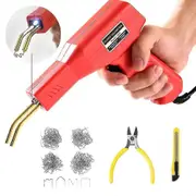 Car Hot Stapler Gun Plastic Repair Bumper Welding Welder Machine Kit+200 Staples AU PLUG